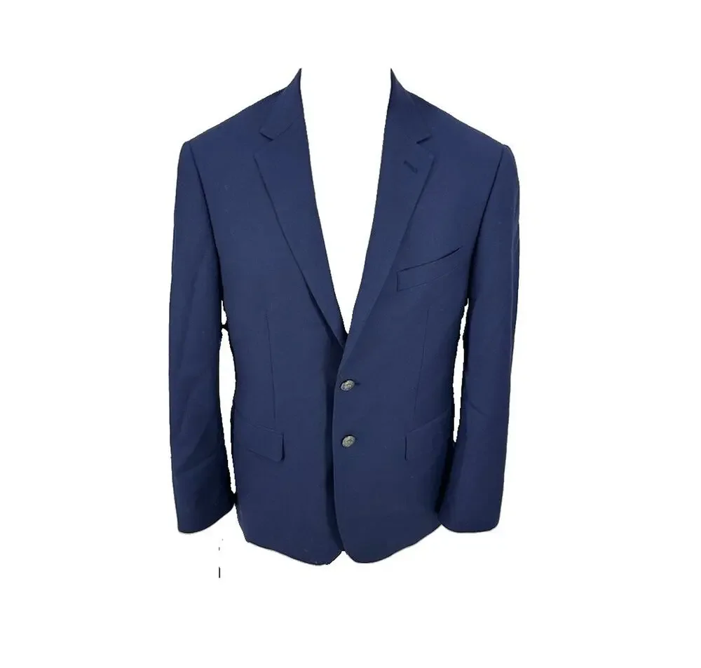 Joseph Abboud Blazer Men 40 Short Blue Heritage Angelico Wool Slim Fit 29-12